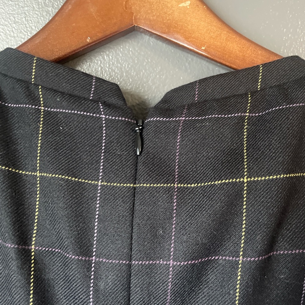 Pendleton Vintage Wool Windowpane Shift Dress Siz… - image 5